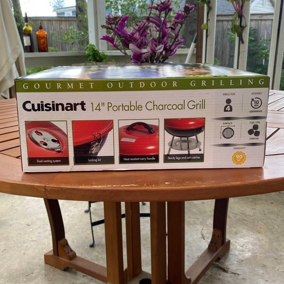 Cuisinart 14” Portable Charcoal Grill - Picture 3 of 3